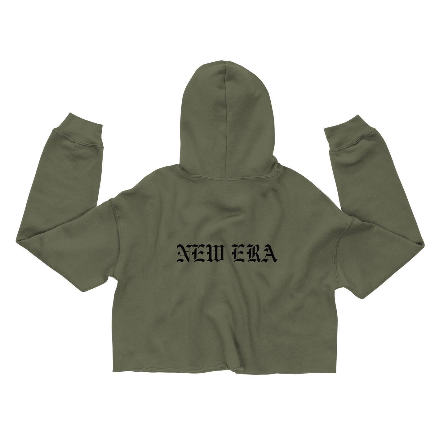 New Era Crop Hoodie | Rep your New Era Lifting Club